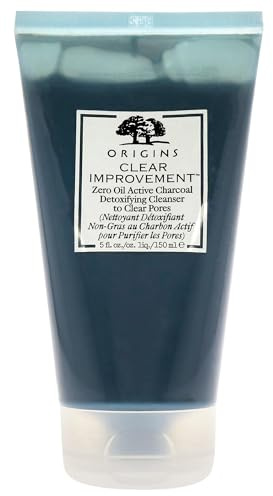 Origins Clear Improvement Detoxifying Cleanser to Clear Pores | Reduziert Poren sichtbar | Mit Bambuskohle und Salicylsäure, 150 ml