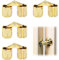 4Pcs Charnières Invisibles en laiton Angle D'ouverture 180° en Cuivre Baril en Laiton Cylindrique Charnière en Cuivre Caché Charnières de Meubles pour DIY Boîte À Bijoux Main Artisanat (10mm)