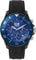 Ice-Watch - ICE chrono Black blue - Schwarze Herrenuhr mit Silikonarmband - Chrono - 020623 (Large)