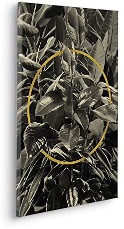 Komar Keilrahmenbild im Echtholzrahmen - Green Surrounding - Größe 40 x 60 cm - Wandbild, Kunstdruck, Wanddekoration, Design, Wohnzimmer, Schlafzimmer