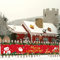 Frohe Weihnachten Banner - Extrem Große Outdoor Weihnachten Deko Mit Weihnachtsmann, Schneemann, Baum, Elch für Neujahr Party, Wand, Balkon, Garten, Aussen