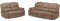 Vente-unique-Couchgarnitur Relax 3+2 - Microfaser - Taupe - Hernani