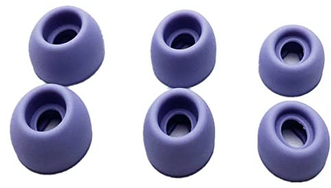 3 paia di auricolari in silicone morbido viola per Samsung Galaxy Buds Pro auricolari auricolari L/M/S