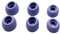 3Pairs Purple Soft Silicone Ear Tips for Samsung Galaxy Buds Pro Earbuds Eartips L/M/S