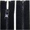 Aerzetix - C63883 - Set di 2 Cerniere Lampo iniettate N°3 75cm separabili - tiretto Decorativo - cursore in Metallo - Colore Nero - Rete Scorrevole Cucito Abbigliamento merceria Giacca