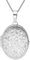 trendor Damen-Kette mit Medaillon 925 Silber zauberhafter Schmuck, Halsschmuck für Frauen, tolle Geschenkidee, 15536-60 60 cm