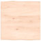 vidaXL Tischplatte, Holzplatte für Tisch Esstisch Couchtisch, Massivholzplatte Handgefertigt mit Baumkante, Ersatztischplatte, 60x60x(2-4) cm Massivholz Unbehandelt