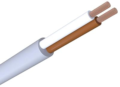 WITTKOWARE LiYY 2x0,50mm² Elektronik-Steuerleitung ohne Abschirmung, Kupfer, Mantelfarbe grau, Kabellänge 50m