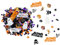 Oblique Unique® Happy Halloween Konfetti Set Orange Weiß Schwarz Lila Tischdeko Halloween Grusel Party Fasching Motto Party