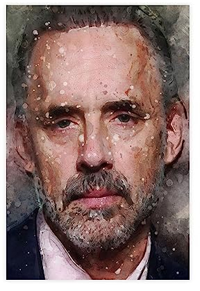 MEZUMI Jordan Peterson 1 Leinwand-Poster, Schlafzimmer, Dekoration, Sport, Landschaft, Büro, Raumdekoration, Geschenk, ungerahmt, 30 x 45 cm