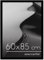 Americanflat Cadre Photo 60x85 cm en Noir - Bois D'ingénierie avec Verre Résistant aux Chocs et Matériel de Suspension - Formats Horizontaux et Verticaux pour Mur