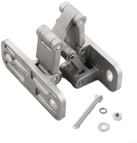 Unsichtbares Steintürscharnier, robuster Edelstahl, verstellbarer Winkel, Feuerhydrant-Funktion (S(70 kg))