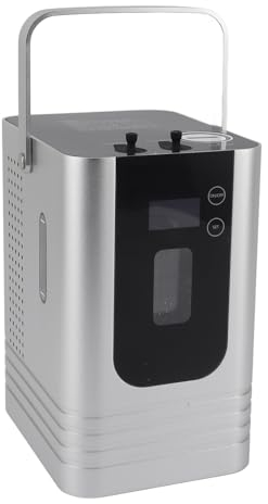 Qcwwy Ionizador de Jarra de Agua de Hidrógeno de 500 Ml, Infusor de Agua de Hidrógeno de 100 W para Agua Potable Base Estable de Filtración de Agua de (Enchufe de la UE)
