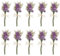 PATIKIL Mini Bouquet Fleurs Séchées, 10 Pcs Myosotis Naturel avec Tige Décoration Gypsophile Boho Plante Fleurie pour Loisirs Créatifs DIY Accessoires Photo Cadeau Mariage, Violet Foncé