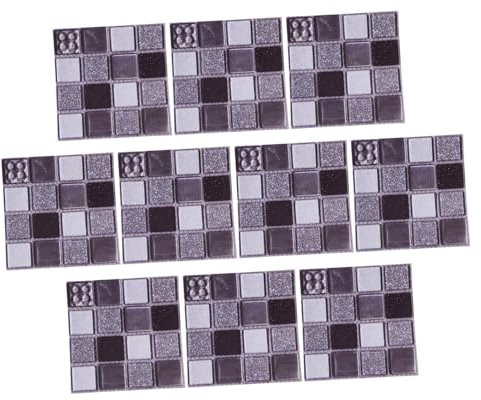 TOPBATHY 10 Pezzi Di Piastrelle Per Pavimenti Adesivo Decorativo Per Piastrelle Autoadesive Adesivo Per Piastrelle Per Pavimento In Pvc Staccare E Incollare Carta Da Parati Per Il Bagno