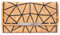 LK Trend & Style Geometrisches Kork-Portemonnaie mit Metallverschluss, Kartenhalter mit großer Kapazität, 19 x 10 x 3 cm