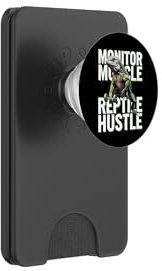 Monitor Lizard Pride Monitor Muscle Reptile Hustle Ventilator PopSockets PopWallet für MagSafe