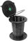ABOOFAN Toilettes Portables Pliables Pour Adultes Idéales Pour Le Camping Idéales Pour L'Extérieur Idéales Pour Le Camping En Polypropylène Noir