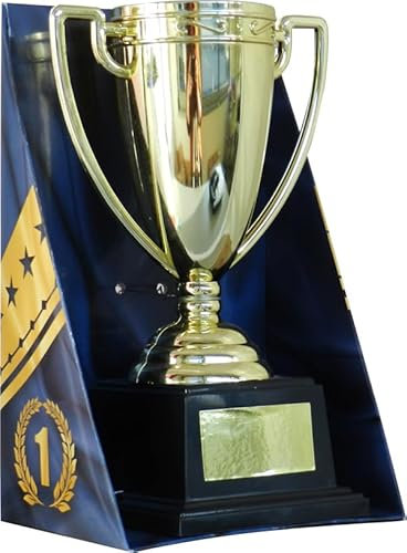 Framan Coupe trophée cadeau original - Coupe dorée avec phrase gravée | Reconnaissance amusante et émotionnelle pour amis, famille et collègues (sans message)