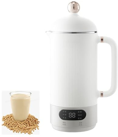 KACBFEE Automatic Nut Milk Maker, 350ml Multi-Functional Soybean Milk Machine with Delay Start/Keep Warm/Boil Water,for Homemade Oat, Soy, Plant-Based and Dairy Free Beverages