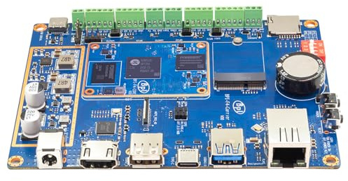 youyeetoo Banana Pi BPI-F4 SP7350 Industrial SBC | Quad-Core ARM Cortex-A55 | 4.1 Tops NPU AI Edge Computing Board for Robotics, AMR, Drone, Smart Camera (F4 Bareboard)