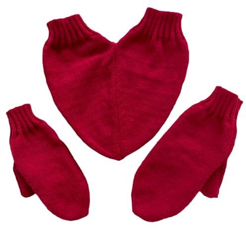 YAAYEELE Winterhandschuhe für Paare,Partnerhandschuhe Fäustlinge Handschuhe,Warmer Handschuhe für Verliebte,Partnerhandschuh,Weihnachtshandschuhe,Geschenk für Paare Valentinstag