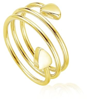 Zecimi Magnetring Silber, Damen Herz/Blume Vital Ring mit Magnetkraft | Anti Stress Ring für Damen Mädchen, Offen Verstellbar Magnet Ring zur Gewichtsabnahme, Mode Fidget Ring zur Förderung Schlaf
