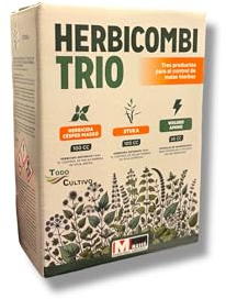 Herbicida sistémico tricomponente para 30 litros. Nuevo Herbicida total herbicombi trio.