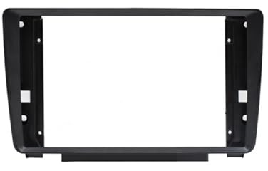 Für Octavia Mk2 A5 2004-2014 9 Zoll 2DIN Panel Kabel Netz Adapter Canbus Decoder Radio Fassage Rahmen Plattenrahmen(Rahmen)