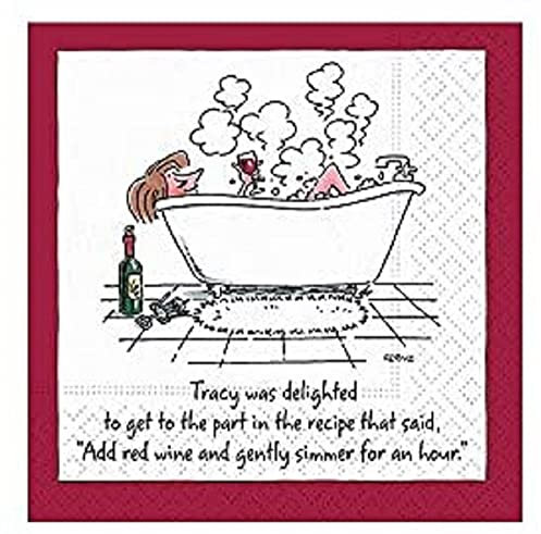 Design Design Tracey wurde hocherfreut Cocktail Servietten, multicolor