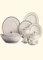 Ginori Richard Lago 1912 Insalatiera cm 25,5 Porcellana Bone China