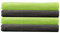 NatureMark NM-HT0725 4-er Spar-Pack Frottier Duschtücher, 70 x 140 cm, 100% Baumwolle, Anthrazit/Apfel