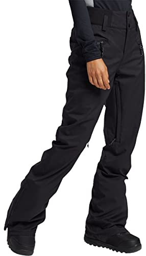 Burton Womens Marcy High Rise Pant, True Black, Medium