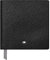 Montblanc Notizbuch Fine Stationery, schwarzer Ledereinband, linierte Seiten, 14x9cm, 118036