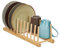 Relaxdays Escurreplatos, 10 Platos, Tablas de Picar, Tapas de Ollas, Soporte Vajilla, Escurridor Vajilla Bambú, Natural