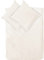 Decoper ® Mako-Satin Bettwäsche aus 100% Baumwolle | Atmungsaktiv & kuschelig weich | Farbe Champagner Creme Weiß| 3 teilig - 200 x 200 cm + (2X) 80 x 80 cm