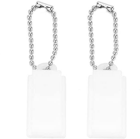 Agatige 2pcs Hearing Aid Battery Boxs,Portable Amplifier Battery Caddy Plastic Button Storage Case Holder Box