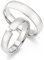 123traumringe Eheringe in 925 Silber I Partnerringe mit Etui & Gravur I Damenring mit 1 Brillant I Ringgröße 50-62 mm oder 54-72 mm I Verlobungsringe in 4/5 mm Breite & 1,5 mm Stärke I S91