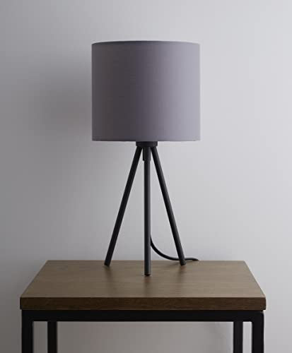 Leena Grey Metal Tripod Table Lamp