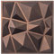 Art3d Decorative 3D Wall Panels in Diamond Design, 12x12 Antique Copper for Home and Office Decor (33 Pack)