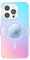 PopSockets iPhone 14 Pro Hülle mit Handygriff und Slide kompatibel mit MagSafe, Handyhülle für iPhone 14 Pro, kabellos aufladbar - Iridescent