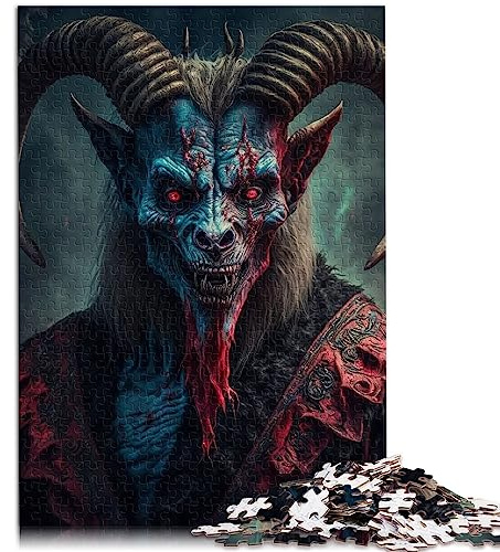 SIBREA Puzzle für Erwachsene und Kinder ab 12 Jahren - Dark Lord, 1000-teiliges Holzpuzzle, 50x75 cm, Fantasy-Stil, Experten-Level, 1000 Stück, 1 Set