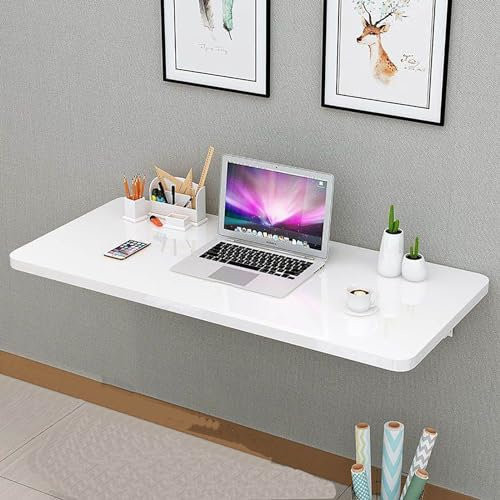 Mesa Plegable Pared, Escritorio Plegable Flotante, Banco De Trabajo Abatible, Mesa Plegable De Lavandería, Mesa De Hojas Abatibles De Madera, Para Pared De Oficina, Cocina, Comedor, Bar ( Size : 40x30