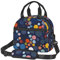 KDUBNJDS Lunchtasche, Kühltasche, isoliert, für Damen, Herren, Erwachsene, Büro, Arbeit, Picknick, Rot / Weiß gepunktet