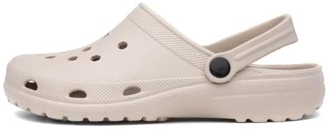 Shoe Zone - Summer Womens Stone EVA Clog - Size 6 UK - Beige