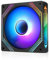 Jungle Leopard Prism 140mm ARGB Case Fan,Infinity Mirror Light Effect Design Cooling Fan, 140mm CPU PWM Fan 1600RPM 74.26CFM 2.13MMH20 HDB Bearing for PC Case&CPU Cooler