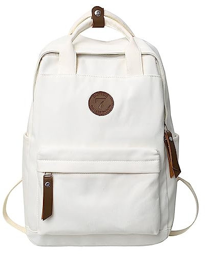 Backpack Women Leichter Business Komfortabel Backpack Schultasche mit Seitentasche mit Fächern Wandern Work Schulrucksack Reiserucksack College Durchdacht Travel Tagesrucksäcke Rucksack