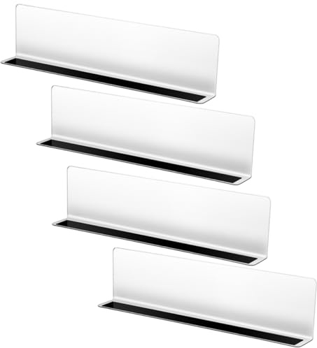 Vaguelly 4stücke Förmige Regaltrennwände Mit Magnet Flexible Trennsysteme Für Schränke Und Optimalen Organisation Von Und Produkten