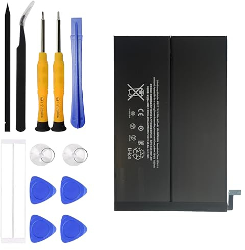 ERYNK A1512 Batteria di ricambio compatibile con iPad mini 2 Mini 3 A1599 A1600 A1601 A1489 A1490 A1491 A1512 Batteria di ricambio con kit di attrezzi