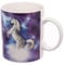 Puckator Majestic Bone China Unicorn Mug, Purple